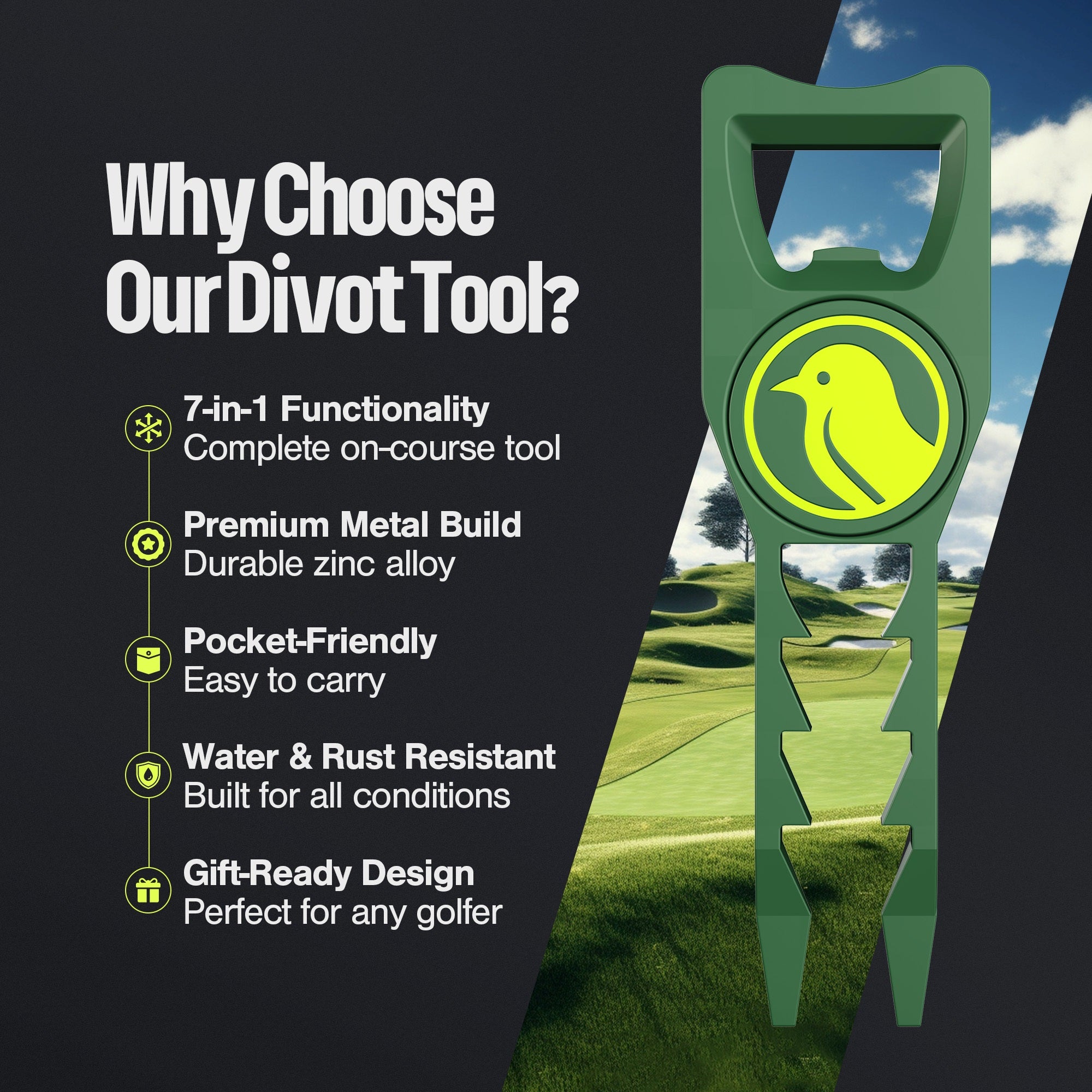 Built to last and provide every function you need to have success on the course.