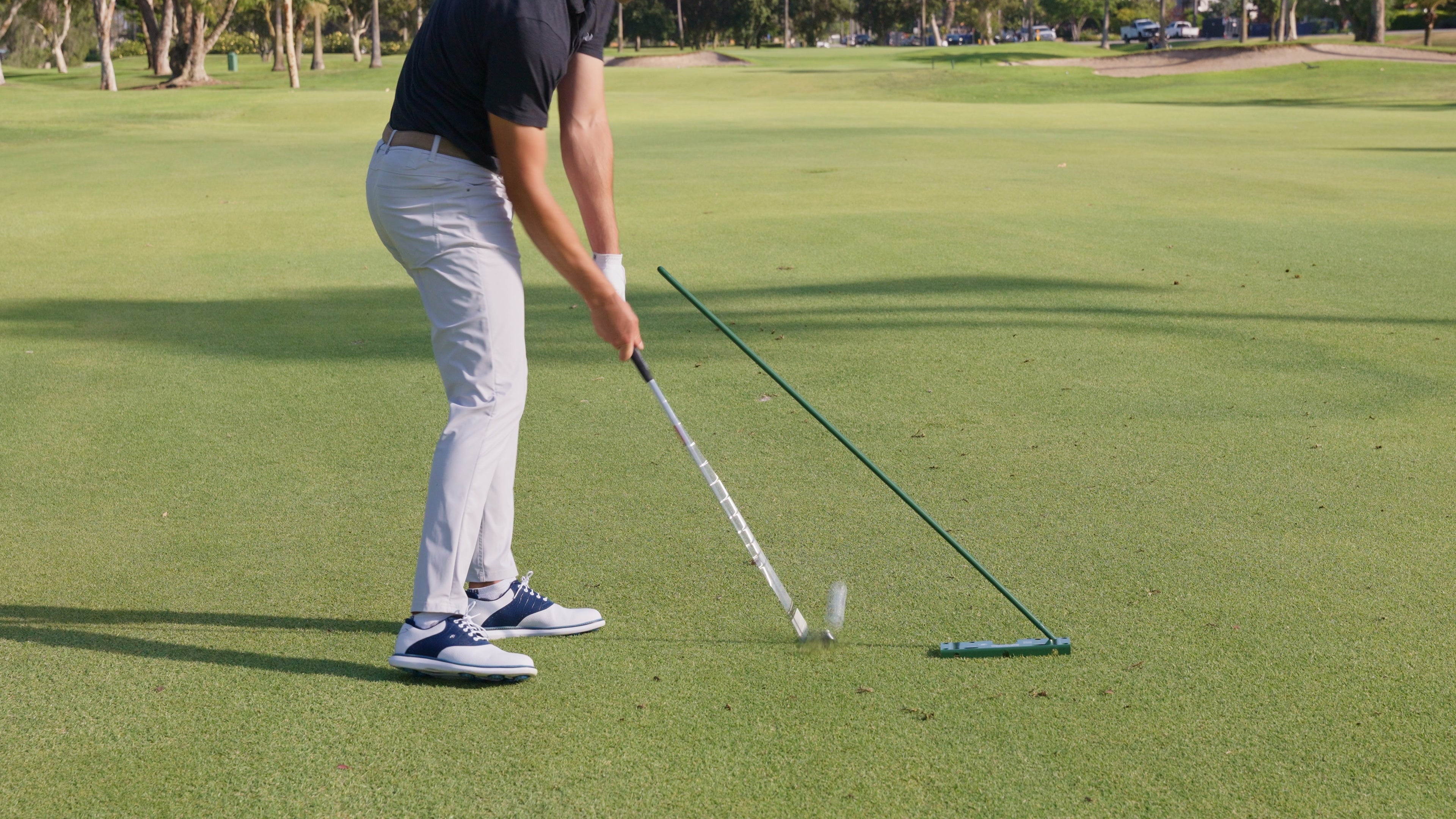 You're topping your irons.